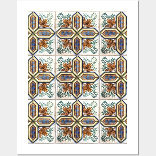 Azulejo #5 — Portuguese tilework Posters and Art